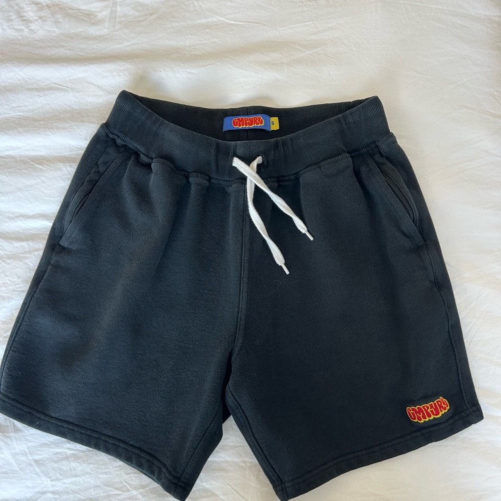 Empyre Mens Black Sweatpants Shorts